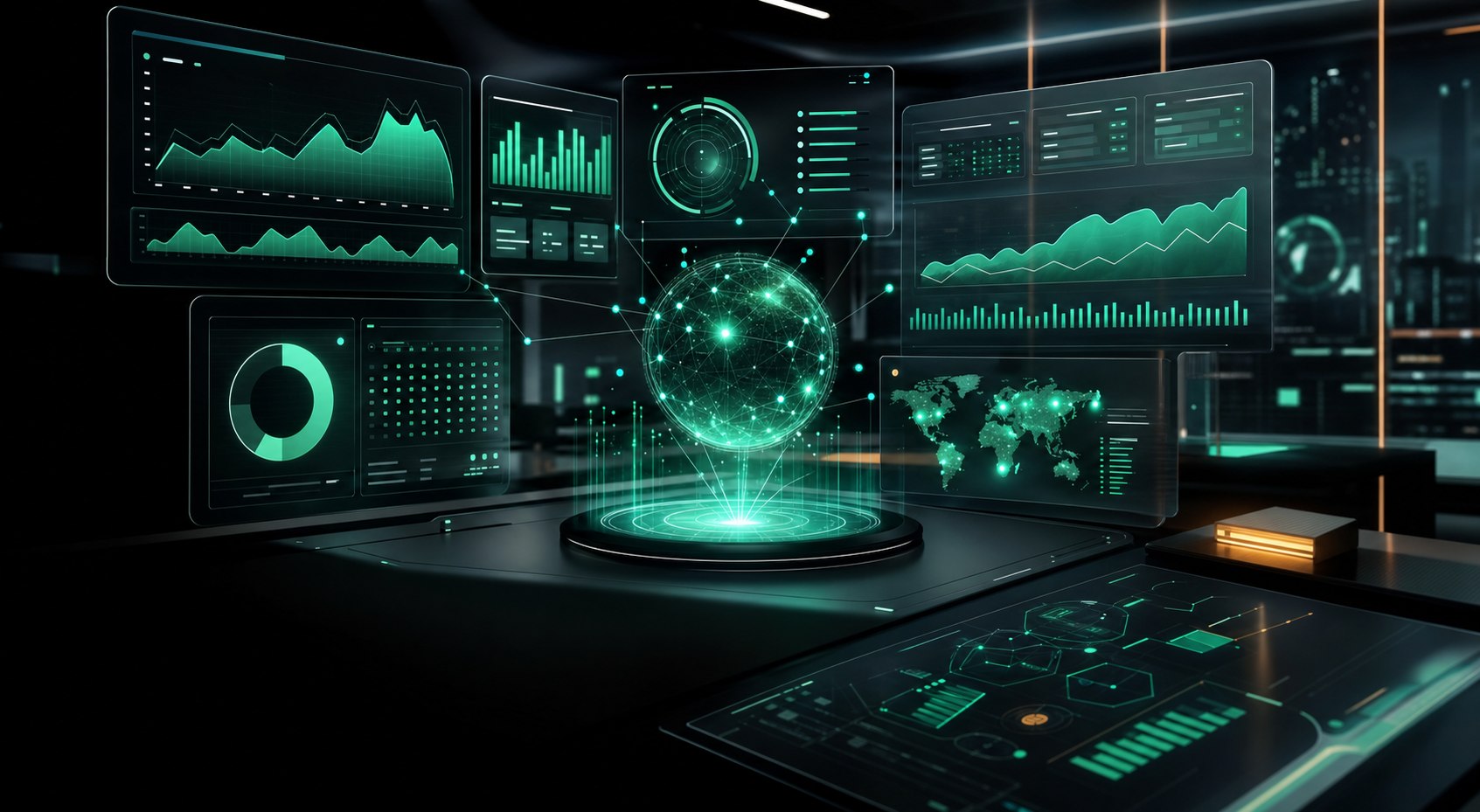 Dashboard visual para reporting e inteligencia operativa